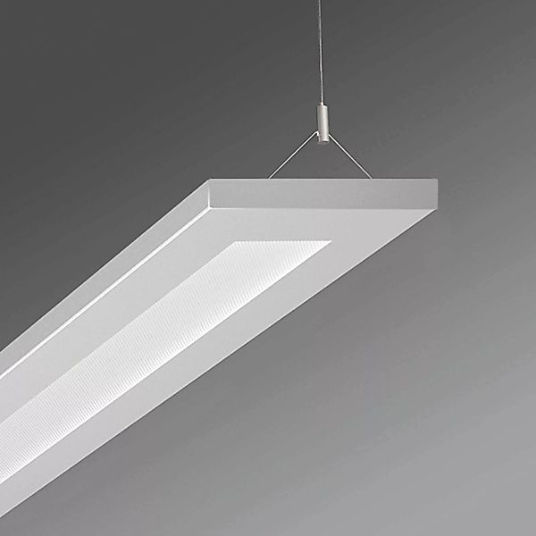 Büro-Pendellampe Stail LED mikroprisma 52W weißalu günstig online kaufen
