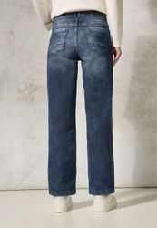 Cecil Loose-fit-Jeans mit Knopfleiste günstig online kaufen