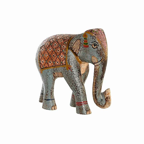 Deko-figur Dkd Home Decor Elefant Mango-holz (29 X 12 X 26 Cm) günstig online kaufen