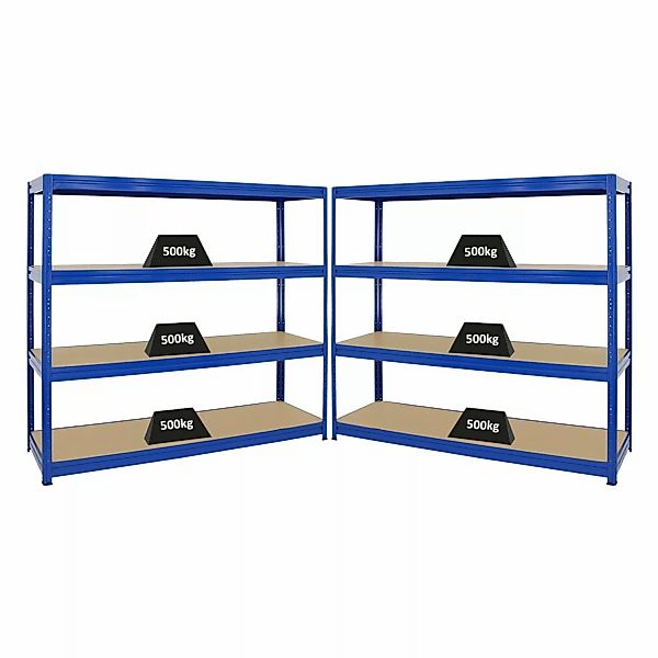 PROREGAL Mega Deal 2er-Sparset Profi-Schwerlastregal DINO HxBxT 180x180x60c günstig online kaufen