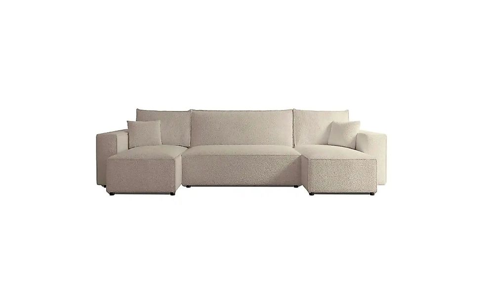 Wohnlandschaft mit Schlaffunktion Scarlo ¦ beige ¦ Maße (cm): B: 312 H: 83 günstig online kaufen