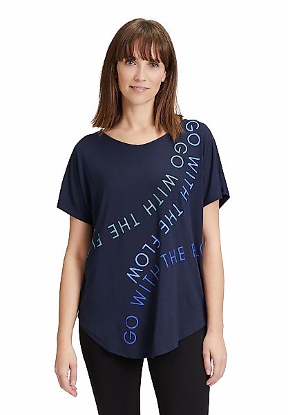 Betty Barclay Kurzarmshirt "Betty Barclay Oversize-Shirt mit V-Ausschnitt", günstig online kaufen