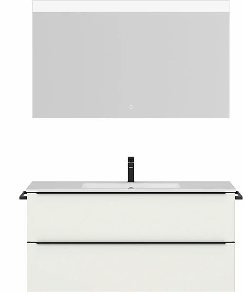 nobilia Badmöbel-Set "Levere" vormontiert, mit Soft-Close, 2 Stk. tlg. günstig online kaufen