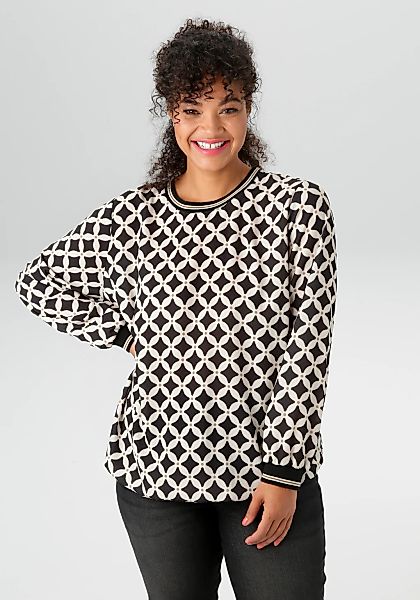 Aniston PLUS Shirtbluse in Crêpe-Qualität günstig online kaufen