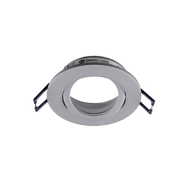 Deckeneinbauleuchte Samsola, aluminiumfarben, Ø 8 cm, Metall günstig online kaufen