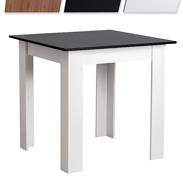 MIADOMODO Esstisch Esstisch - Quadratisch, 80x80x76,5cm, günstig online kaufen