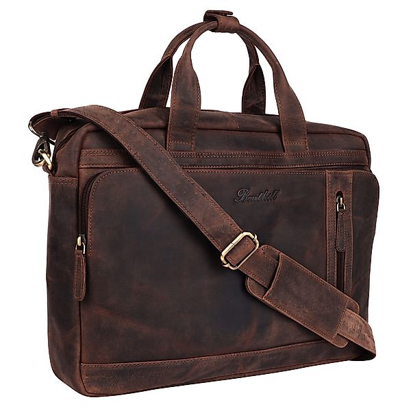 Benthill Aktentasche Echt Leder Laptoptasche Notebooktasche Umhängetasche S günstig online kaufen