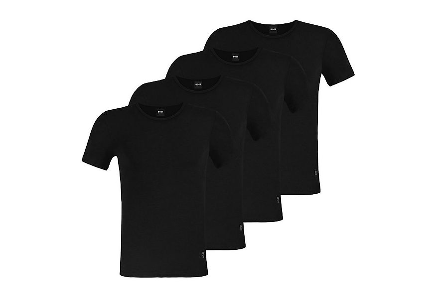 BOSS Unterziehshirt Modern T-Shirt (4-St) mit Rundhalsausschnitt günstig online kaufen