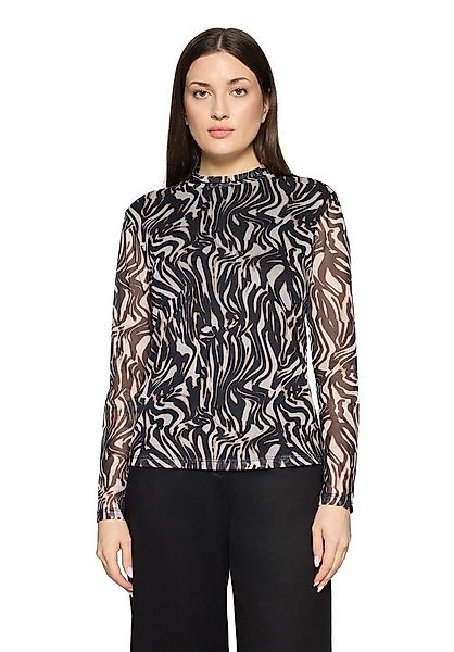 Betty&Co Kurzarmshirt Damen mit Stehkragen (1-tlg) günstig online kaufen