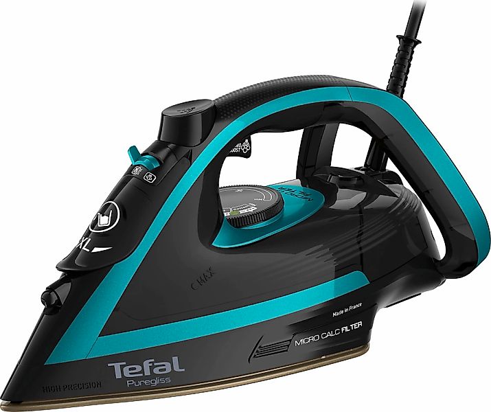 Tefal Dampfbügeleisen "Puregliss, 3000 W, 280 g/Min. Dampfstoß, XL Wasserei günstig online kaufen