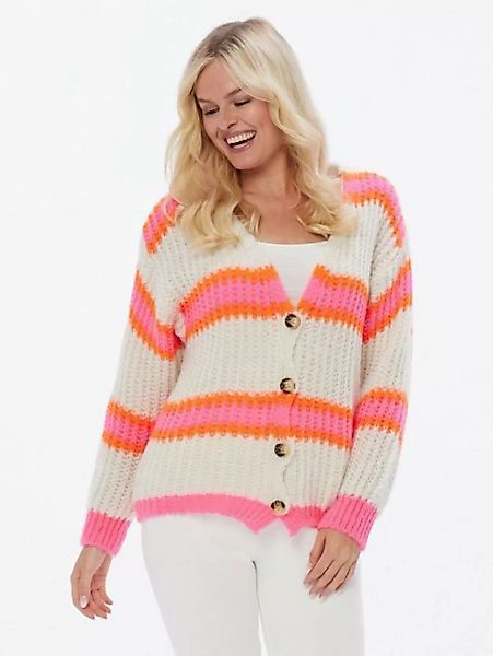 Accessoire Boutique Cardigan Strickjacke mit Neonstreifen günstig online kaufen