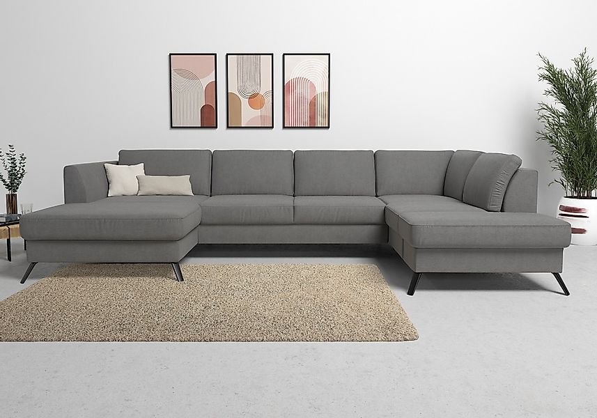 sit&more Wohnlandschaft "Olsen U-Form", inklusive Sitztiefenverstellung, wa günstig online kaufen