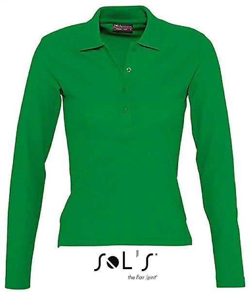 SOLS Langarmshirt Damen Longsleeve Poloshirt Podium günstig online kaufen