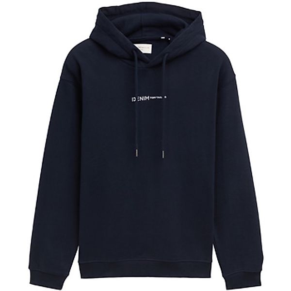 TOM TAILOR Denim Sweatshirt, mit Kapuze und Logo-Print günstig online kaufen
