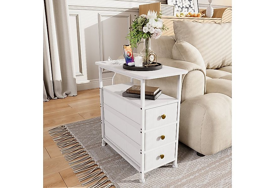 Furnishings Home Beistelltisch Ablagetisch Wohnzimmertisch mit Stauraum (1- günstig online kaufen