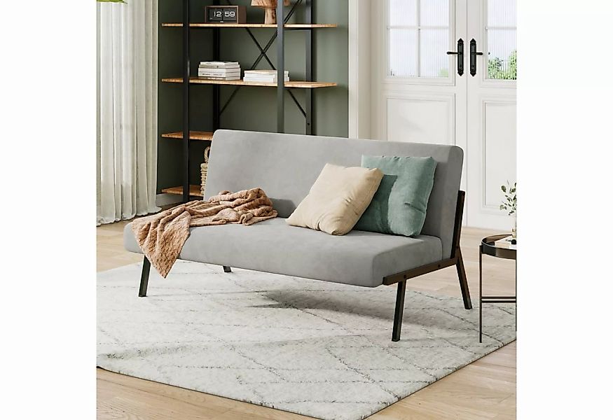 Dripex Sofa Sofa 2 Sitzer Stoffsofa Modern mit Metallrahmen 112 x 75 x 68 c günstig online kaufen