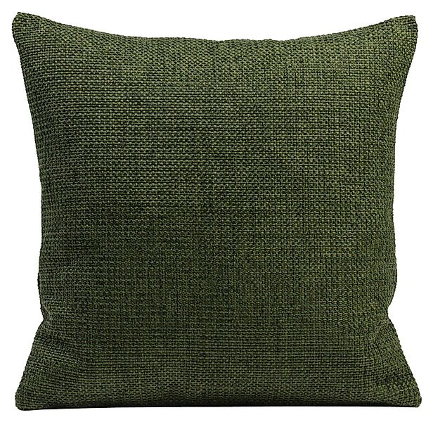 Gözze Kissenhülle DALLAS, Grün, Uni, Kunstfaser, günstig online kaufen