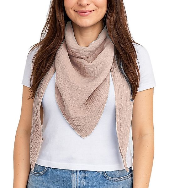 dy_mode Dreieckstuch Damen Halstuch Dreieckstuch Musselin günstig online kaufen