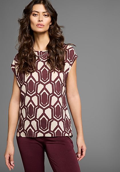 Laura Scott Druckbluse mit asymetrischem Saum günstig online kaufen