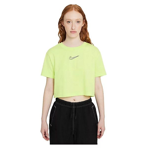 Nike Sportswear Cropped Dance Kurzarm T-shirt XS LT Lemon Twist günstig online kaufen