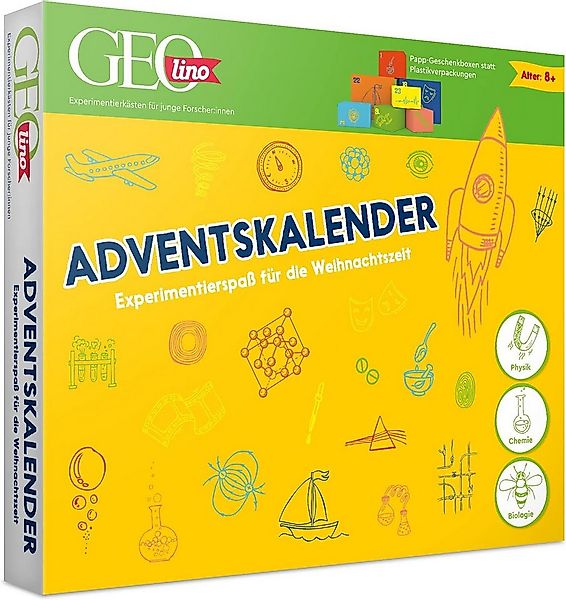 Franzis Spielzeug-Adventskalender GEOlino Adventskalender Naturwissenschaft günstig online kaufen