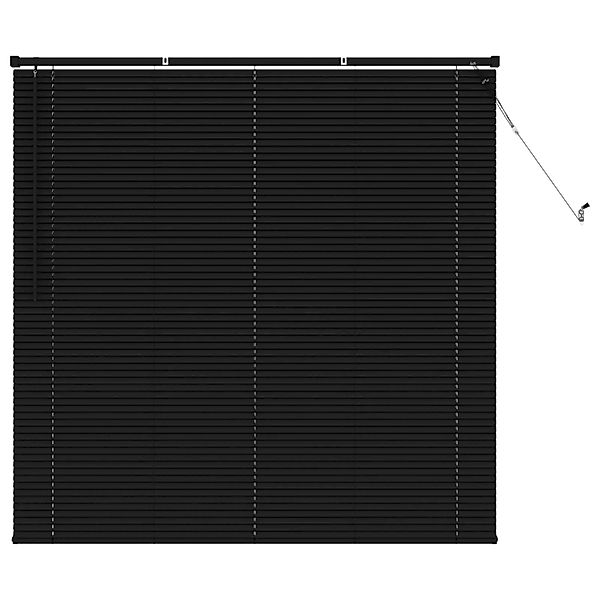 vidaXL Venetianer Jalousie Verstellbar Schwarz 150 x 150 cm PVC 42003743 günstig online kaufen