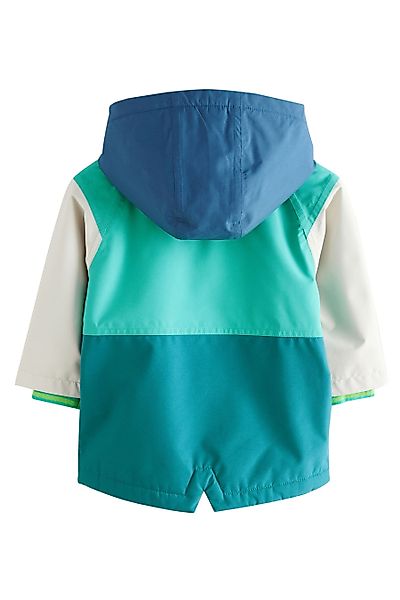 Next Regenjacke Wasserfester Mantel mit Fleece-Futter günstig online kaufen
