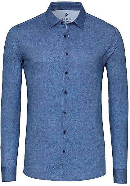 DESOTO Hemd Twill Optics Blau - Größe M günstig online kaufen