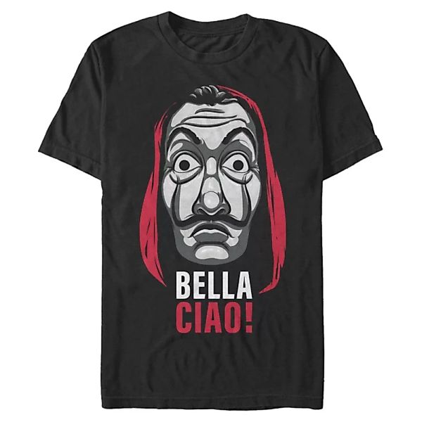 Netflix - Haus des Geldes - Mask Bella Ciao - Männer T-Shirt günstig online kaufen