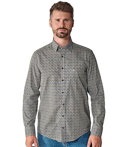 CASAMODA Langarmhemd "CASAMODA Freizeithemd Print" günstig online kaufen