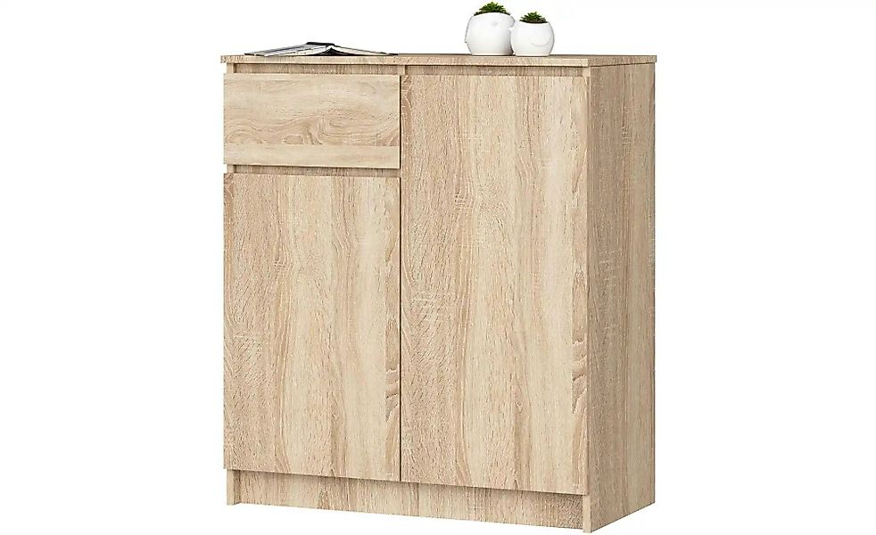 Highboard  Kuran ¦ holzfarben ¦ Maße (cm): B: 80 H: 99 Kommoden & Sideboard günstig online kaufen