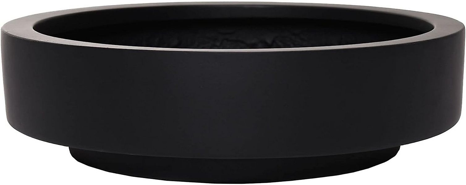 VIVANNO Pflanzschale Fiberglas ESCADA LOW Schale - Anthrazit Matt (1 St), 3 günstig online kaufen