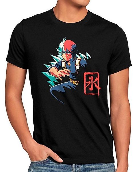 style3 T-Shirt Icy Stare Todorki anime manga my hero academia cosplay günstig online kaufen