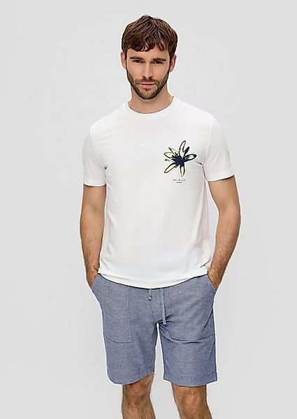 s.Oliver Bermudas Chino-Shorts aus Leinenmix mit günstig online kaufen