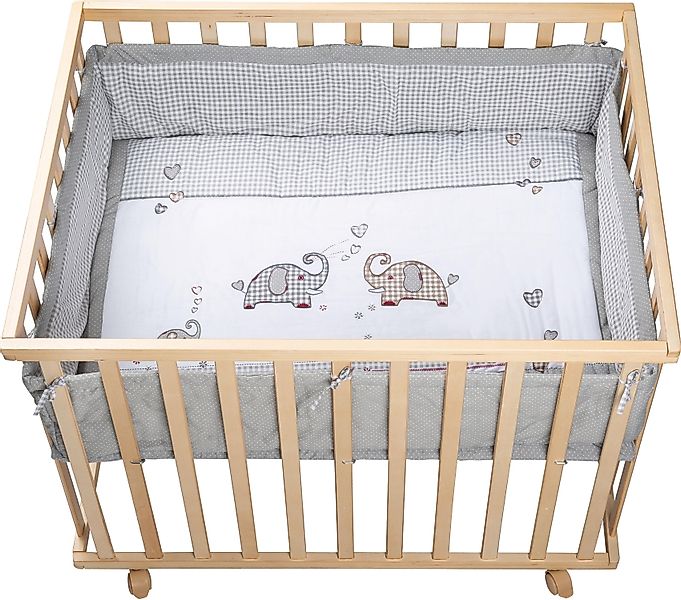 roba® Laufgitter Jumbotwins grau, 100x75 cm, günstig online kaufen