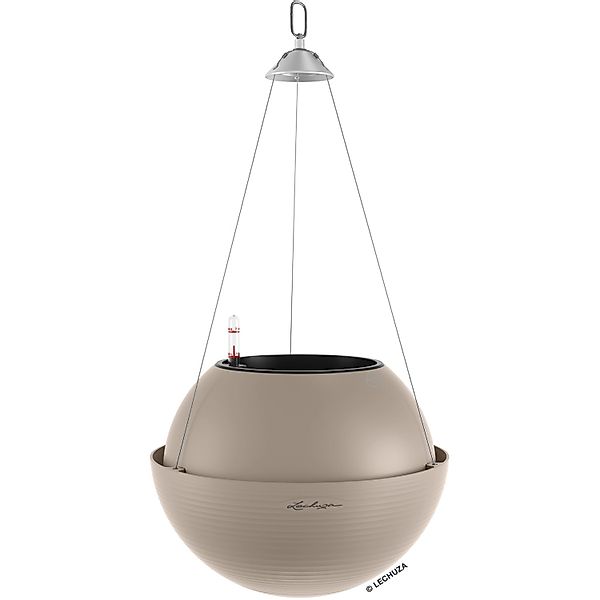 Lechuza® Blumentopf Bola Color 32 sandbraun Komplettset günstig online kaufen