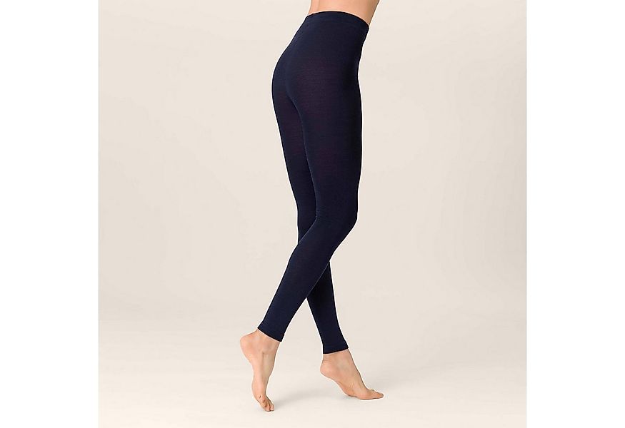 KUNERT Strickstrumpfleggings Soft Wool Cotton 0 DEN (1 St) Weiche Strickleg günstig online kaufen