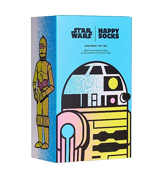 Happy Socks Langsocken (3er Pack) mit kreativen Star Wars-Motiven günstig online kaufen