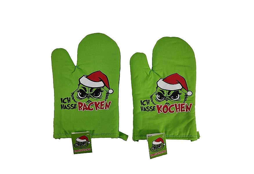 TOPCENT Topfhandschuhe Muffel-Topfhandschuh, Backhandschuhe Einheitsgröße 2 günstig online kaufen