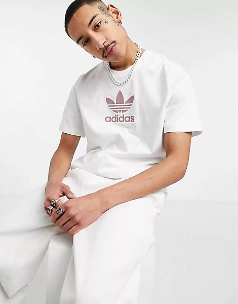 adidas Originals – Trefoil Series – T-Shirt in Weiß günstig online kaufen