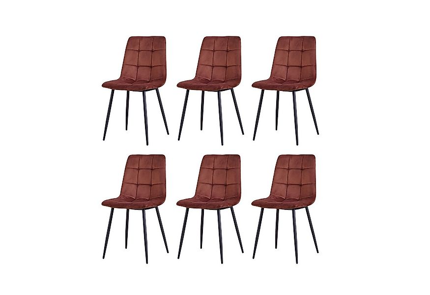 HTI-Living Esszimmerstuhl Esszimmerstuhl 6er Set Braun Mesa (Set, 6 St), Kü günstig online kaufen