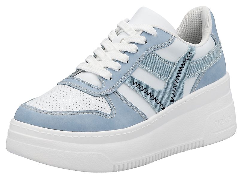 Rieker Plateausneaker, Freizeitschuh, Halbschuh, Schnürschuh mit günstig online kaufen