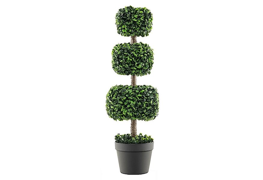 Kunstpflanze, COSTWAY, Höhe 75 cm, Kunstbaum Deko mit Topf, 75 cm günstig online kaufen