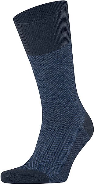 Falke Airport Herringstripe Socke Navy - Größe 39-42 günstig online kaufen