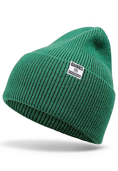 Djinns Beanie Djinns Beanie BASIC BEANIE WOOLY KNIT Kelly Green Grün günstig online kaufen