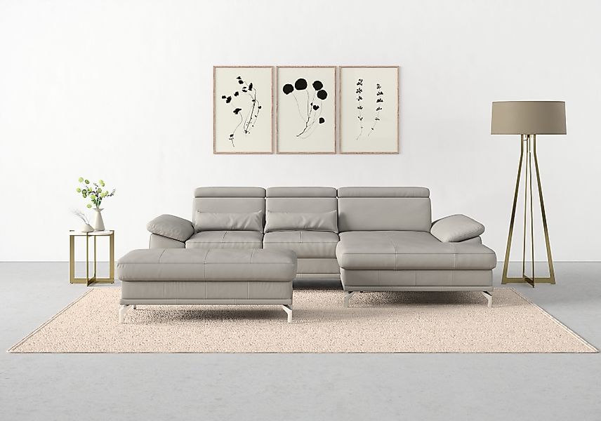 sit&more Ecksofa Cabrio L-Form, mit Sitztiefenverstellung, günstig online kaufen
