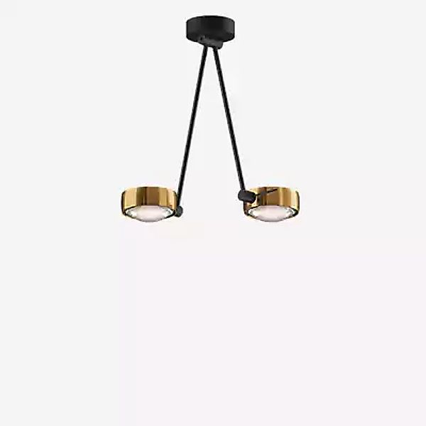 Occhio Sento Soffitto Due 40 Up E Deckenleuchte LED 2-flammig, Kopf bronze/ günstig online kaufen