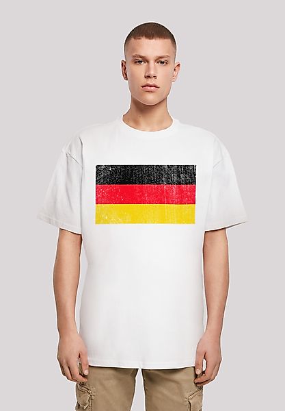 F4NT4STIC T-Shirt "Germany Deutschland Flagge distressed" Print günstig online kaufen