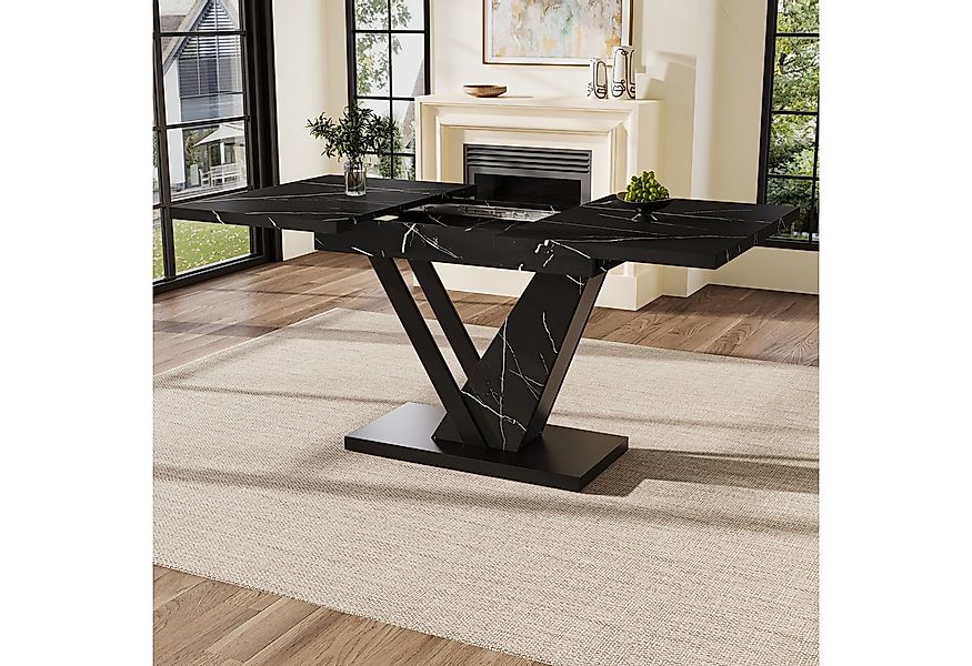 HAUSS SPOLE Esstisch Teleskoptisch 120-160x75cm Küchentisch für Küche, Wohn günstig online kaufen