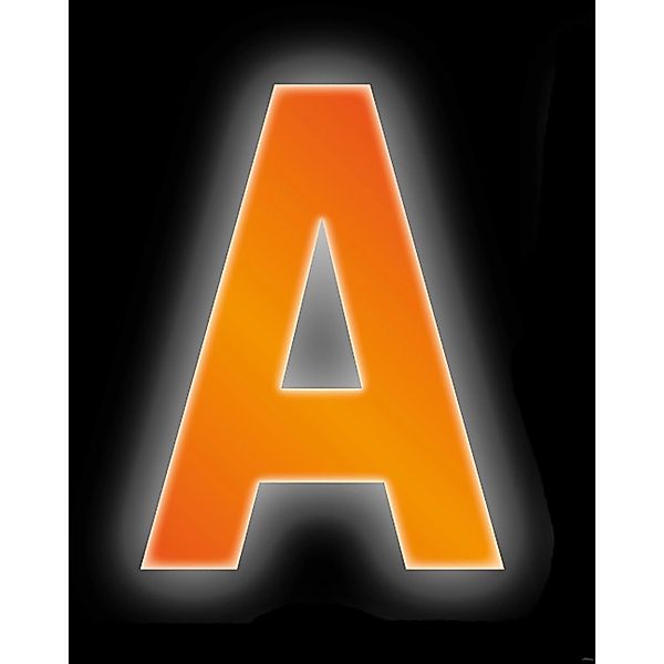 Conacord Klebebuchstabe A Reflektierend 8 cm Orange günstig online kaufen